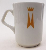 Homer Laughlin Marriot Hotel Gold Crown Tea Coffee Cup Mug Vintage - £18.49 GBP