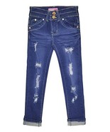 $48 Cutie Patootie Blueberry Yummy Wash Distressed High-Waist Jeans Size... - $23.46 CAD