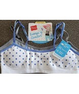 Two (2) Hanes Girls Bras ~ Adjustable Straps with Modesty Pads SMALL 6-6... - $214.13 MXN