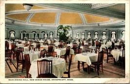 Main Dining Hall New Ocean House Swampscott Massachusetts MA WB Postcard... - £5.39 GBP