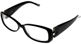 Givenchy Rectangular Eyeglasses Frame Women Shiny Black VGV677T 700S - £65.46 GBP