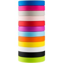 20 Silicone Wristbands BLANK Wrist Band Bracelets Free Shipping Pick Siz... - $13.74