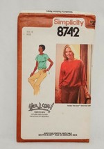Misses&#39; Pullover Top Pattern Size 8 Simplicity 8742 Uncut 1978 I Can Learn Sew - £11.77 GBP