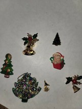 Christmas PENDANT LOT- Christmas Trees-Bells- Mouse in a present - £7.92 GBP