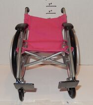 BATTAT Our Generation Wheelchair Pink Black for 18 Inch Dolls - Rolls &amp; ... - $19.75