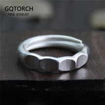 Thick Handcrafted Viking Jewelry 999 Sterling Silver Rings For Women And Men Vin - £30.52 GBP