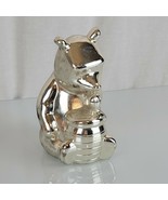 Vintage Lunt Disney Pooh Bear Bank Silver-plated W661 Japan Honey - $29.69