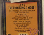 Sing The Lion King And More Cassette Tape CAS1 - £10.11 GBP