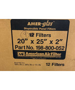  AAF American Air Filter 198-800-052 Panel Filter 20X25X&quot; Lot of 9 - £34.62 GBP