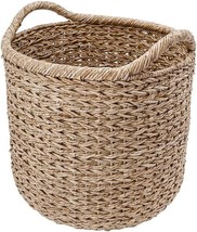 Twisted Sea Grass Handwoven X-Large Decorative Storage Basket,, 20&quot; X 20&quot; X 22&quot;. - £150.45 GBP