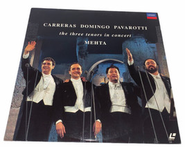 Carreras Domingo Pavarotti In Concert Laserdisc The Three Tenors 7 July 1990 - $9.70