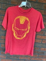 Marvel Avengers Assemble Shirt Medium Red Short Sleeve Tee Top Super Hero - $8.55