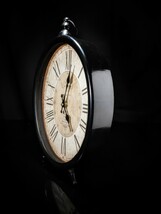 table clock battery operated 13.5" H x 9.5" W x 2" D image 7