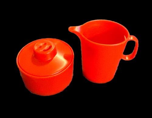 Primary image for Plastic Toy Pot With Lid And Pitcher - Most Likely From A Campbell's Play Set