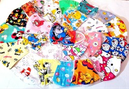 3 x MIX HANDMADE FACE COVER MASK  adult Cartoon Anime HK Tweety Snoopy G... - £8.66 GBP