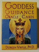 Doreen Virtue Goddess Guidance Oracle Cards 44 Card Deck w/ Guidebook Complete! - £51.15 GBP