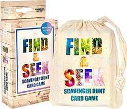Find and Seek Scavenger Hunt Outdoor Indoor Card Game for Kids - £14.93 GBP