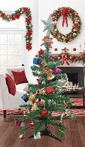 Christmas Tree | Artificial X-mas Tree with Hanging Ornaments| Christmas... - £28.44 GBP