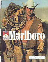 1978 Marlboro cigarettes Print Ad Cowboy Lasso Rope Hat Gloves 8.5&quot; x 11&quot; - £15.42 GBP