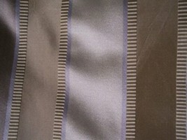 3yds Stunning Lt Cream Lt Gold Satin Ottoman Tafetta Striped Designer Fabric BP6 - £51.17 GBP