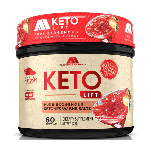 American Metabolix Keto Lift 60 Servings Strawberry Margarita - £14.95 GBP