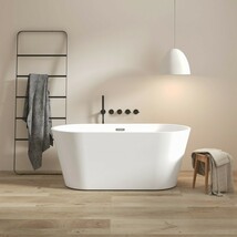59&quot; Acrylic Freestanding Tub - Modern Soaking Tub - $876.99