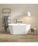 59&quot; Acrylic Freestanding Tub - Modern Soaking Tub - $1,199.46 CAD