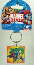2006 Marvel Heroes Spider-Man, Hulk, Wolverine Keychain Key Ring - £6.91 GBP