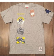 NCAA - MITCHELL &amp; NESS - CITY COLLECTION -SS TEE -U OF M -LARGE.  Retail... - £34.45 GBP