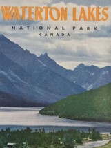 Waterton Lakes National Park Vintage Travel Brochure 1950s - £10.62 GBP