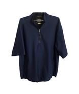 Greg Norman Navy Blue Mens XL waterproof play dry drawstring shirt Golf ... - £19.47 GBP