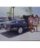 35mm Slide Vintage Corvette w Hood Open 1980s Bikini Girls Anscochrome C... - $13.35 CAD