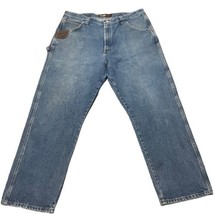Wrangler Riggs Men’s Workwear Medium Wash Carpenter Jeans Size 42x32 - $26.99