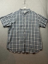 Columbia Button Up Shirt Mens Size XL Regular Fit Outdoor Plaid Cotton Casual - £23.84 GBP