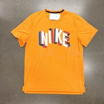 NWT Nike Pro Dri-FIT DM6666-834 Men Hyper Dry Graphic TrainingTop Orange... - $22.95