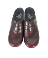 Abeo Biosystem Ever Clog Womens Size 9.5 Brown Burgandy Leather Slip On ... - £35.39 GBP