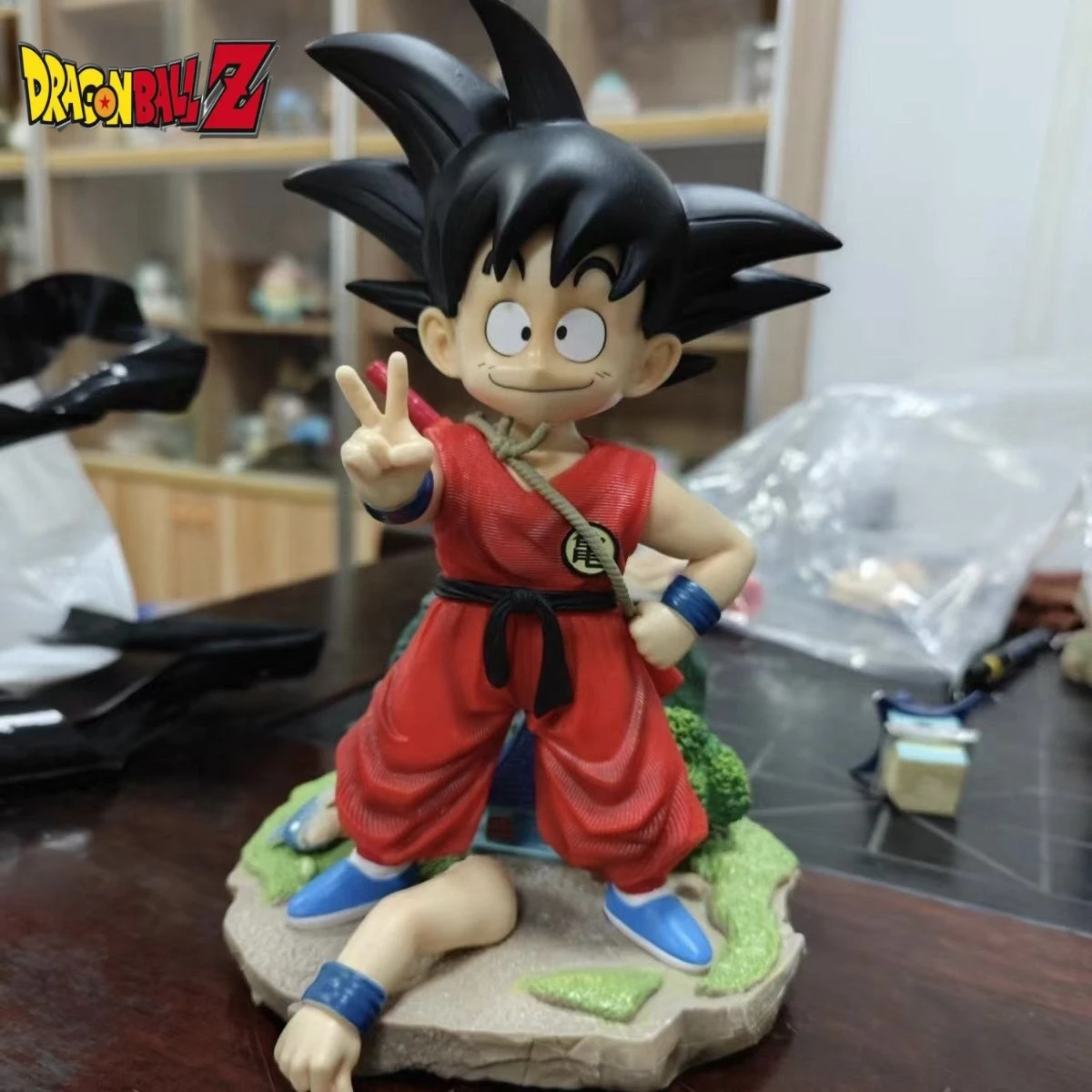 Dragon Ball Anime Figure Son Goku 19.5cm Kid Goku Figurine Cute Action Figure - £24.11 GBP+