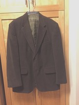 LAND&#39;S END, Men&#39;s Corduroy Blazer, Dark Brown, Size 43 Regular. NEW! - £29.30 GBP