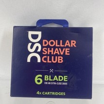 Dollar Shave Club 6 Blade 4x Cartridges Razors Trimmer ￼Dsc Combineshipping - £5.45 GBP