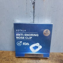 Votala ANTI-SNORING Nose Clip 4 Clip Snore Reduction Nasal Noise - £7.84 GBP
