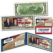 DONALD TRUMP &amp; BARRON TRUMP Official Authentic U.S. $2 Bill - $14.92
