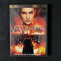 V For Vendetta Dvd 2006 Natalie Portman Hugo Weaving John Hurt - £4.03 GBP