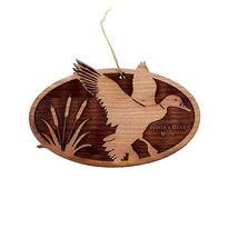 Flying Duck Worlds Best Mom - Cedar Ornament - $19.59