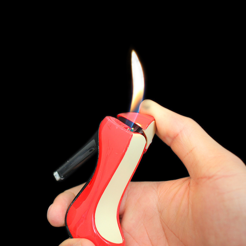 High-heeled Shoe Butane Lighter, Soft Flame Cigarette Ignitor EDC (Witho... - $17.95
