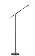 Cal Lighting - Virton 68&quot; H Metal Floor Lamp, Black and Antique Brass - £138.30 GBP