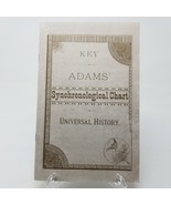 Key to Adams Synchronological Chart of Universal History - £11.85 GBP