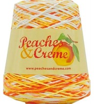 Peaches &amp; Creme Cone 4 Medium Cotton Yarn, Various Colors Price Per Skei... - $18.32