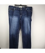 ARIAT Real Denim Women&#39;s 24 WR HIGH RISE Stretch Blue Jeans 44x33.5 WESTERN - $64.34