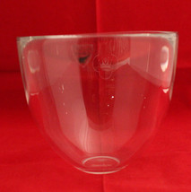 Orrefors Sweden Crystal Bowl Vase Clear Etched 2010 Crown Swedish Art Gl... - $57.89