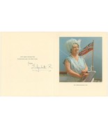 1967 Queen Elizabeth II Mother Autograph Hand Signed Christmas Card Beck... - £1,140.61 GBP